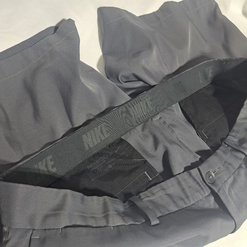 Nike Golf Dri Fit Standard Fit Gray Golf Shorts Mens 38 - Picture 3 of 6